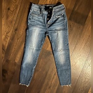 J Crew Matchstick distressed button-fly, sz 29